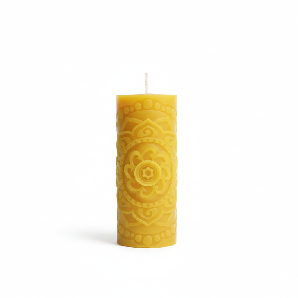 Aztec Candle White Background