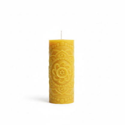 Aztec Candle White Background