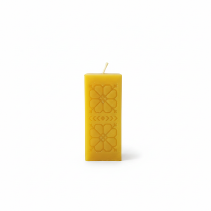 Small Square Candle White Background